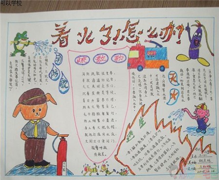 消防安全教育主题手抄报