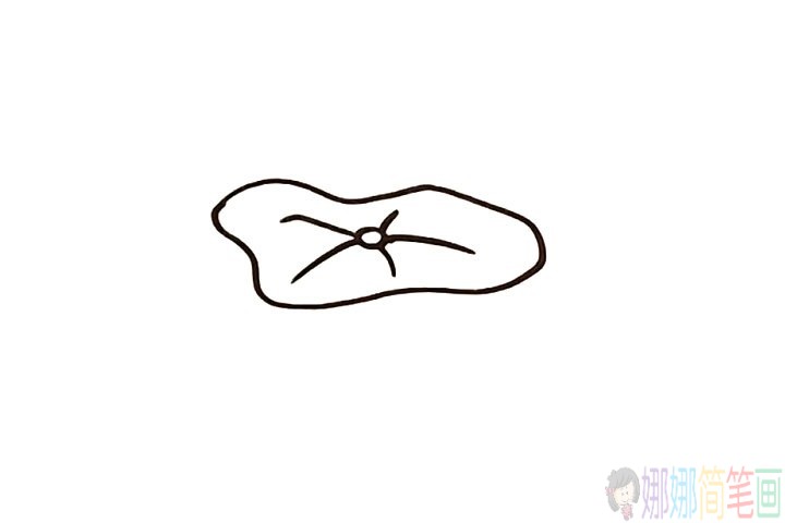 简单漂亮的荷花简笔画教程