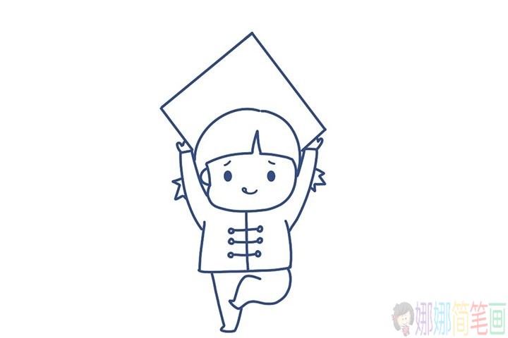 2020新年春节福娃简笔画教程