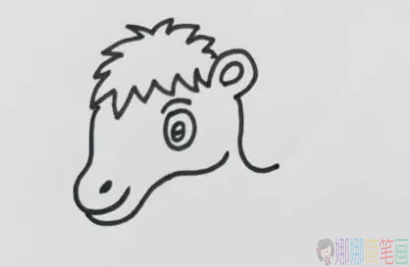 骆驼怎么画,骆驼儿童简笔画图片