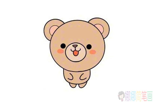 一组可爱的小动物简笔画图片
