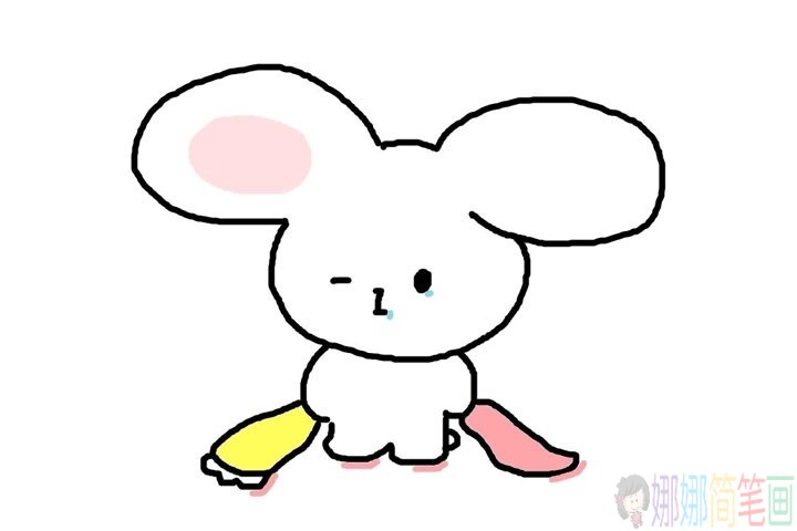 小白兔简笔画图片,小兔子简笔画图片
