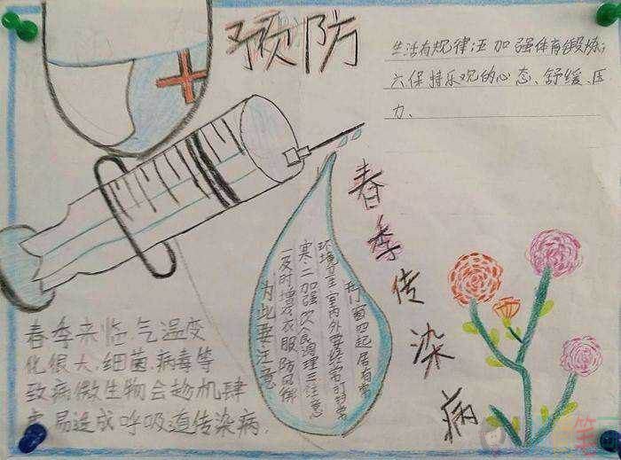 预防传染病儿童手抄报图片