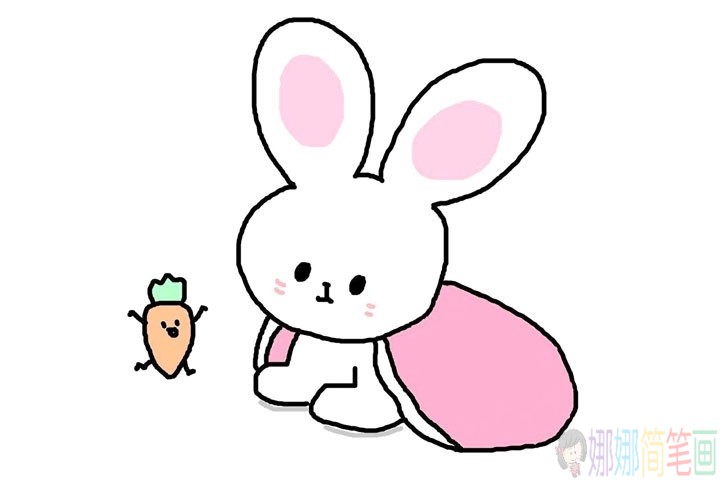 小白兔简笔画图片,小兔子简笔画图片