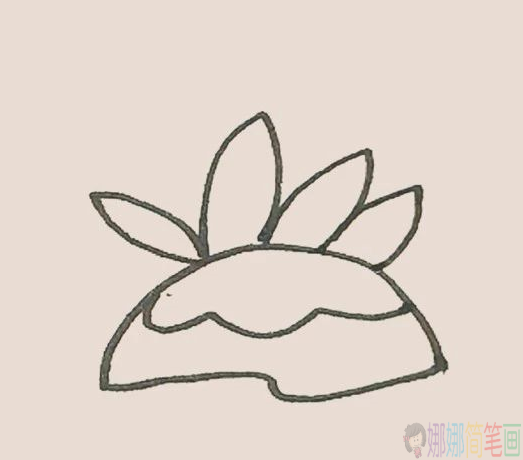 狗尾草简笔画图片,狗尾草简笔画步骤