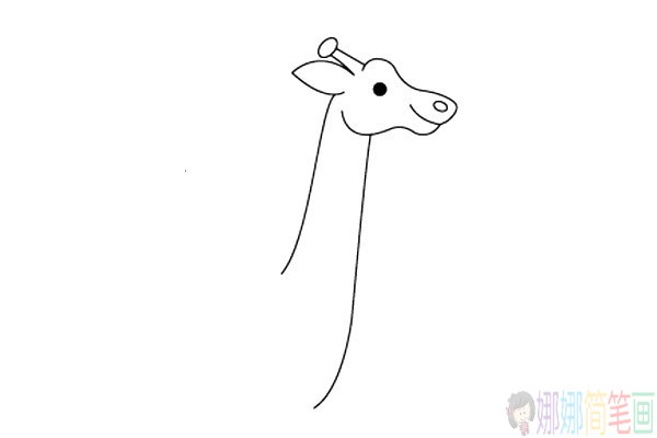 儿童简笔画长颈鹿怎么画