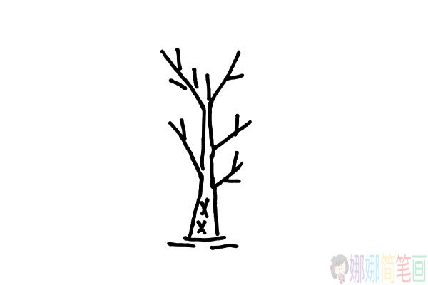 大树简笔画图片,儿童简笔画大树图片