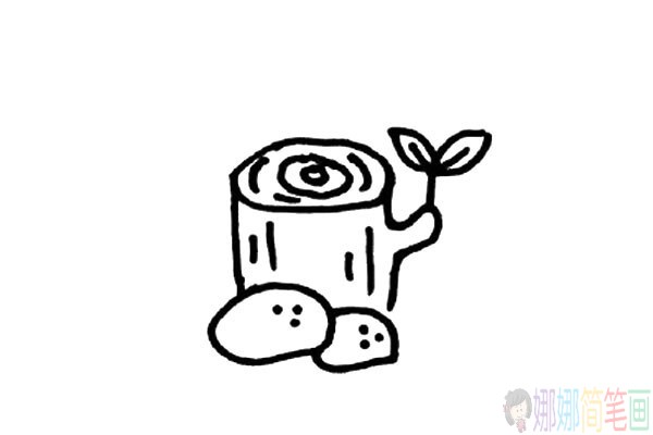 有创意好看的大树简笔画