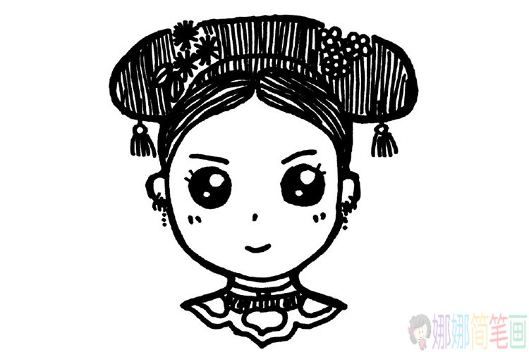 古代人物简笔画头像图片