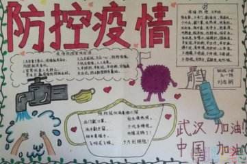 抗击新型肺炎病毒手抄报