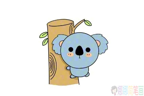 一组可爱的小动物简笔画图片