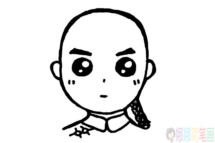 古代人物简笔画头像图片