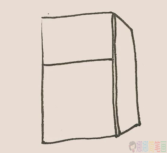 冰箱幼儿简笔画图片,冰箱儿童画教程