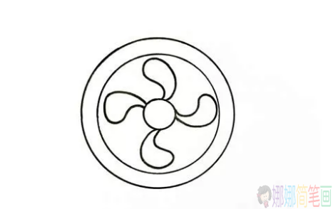 哪吒的风火轮简笔画,风火轮怎么画