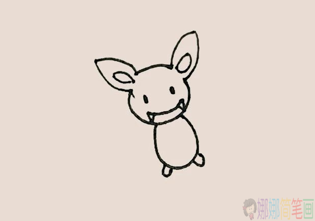 蝙蝠简笔画图片教程