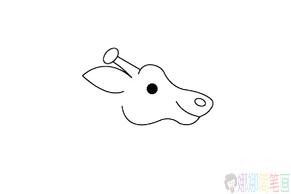 儿童简笔画长颈鹿怎么画