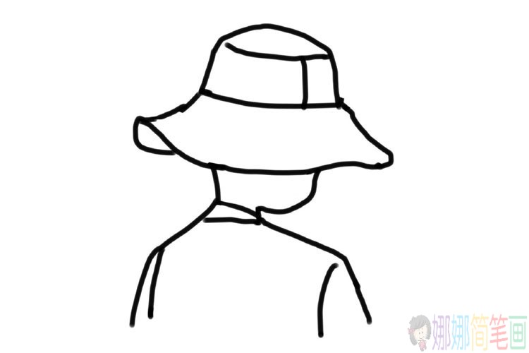 帅气男孩的简笔画图片