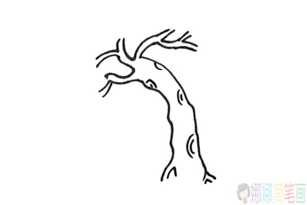 简单漂亮的柳树简笔画图片教程
