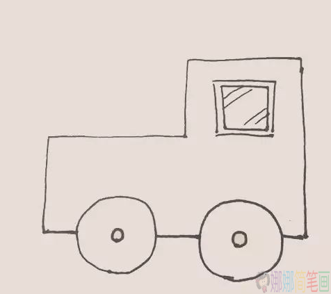 火车头简笔画图片,火车头儿童画法