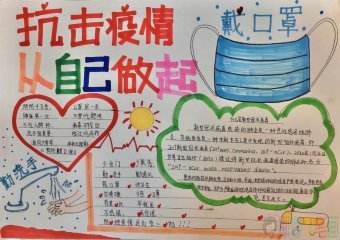 新型肺炎疫情手抄报,关于新型肺炎的手抄报
