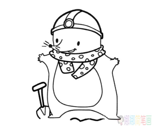 一组小老鼠简笔画图片