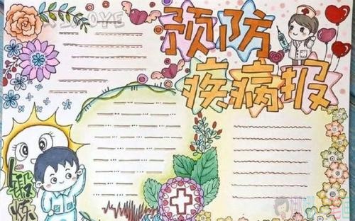 预防新型病毒的手抄报