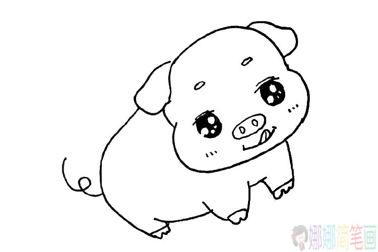 简单可爱的小动物简笔画图片