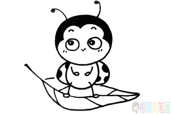 一组Q版昆虫简笔画图片