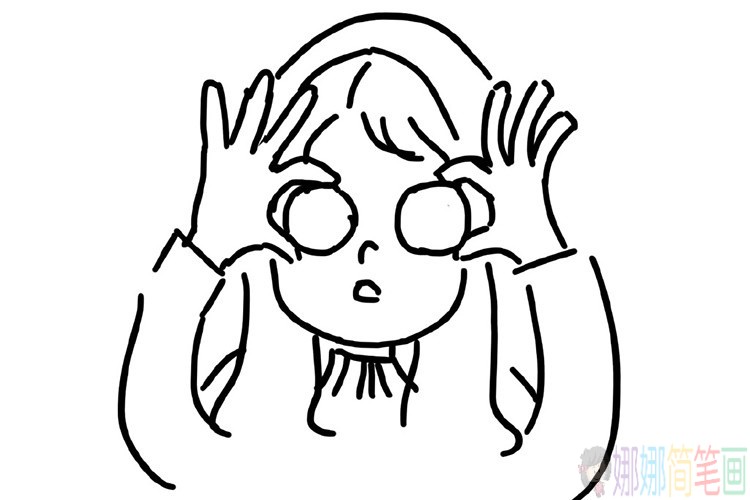 简单易学的小女孩简笔画图片