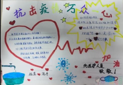 宣传疫情人人有责手抄报