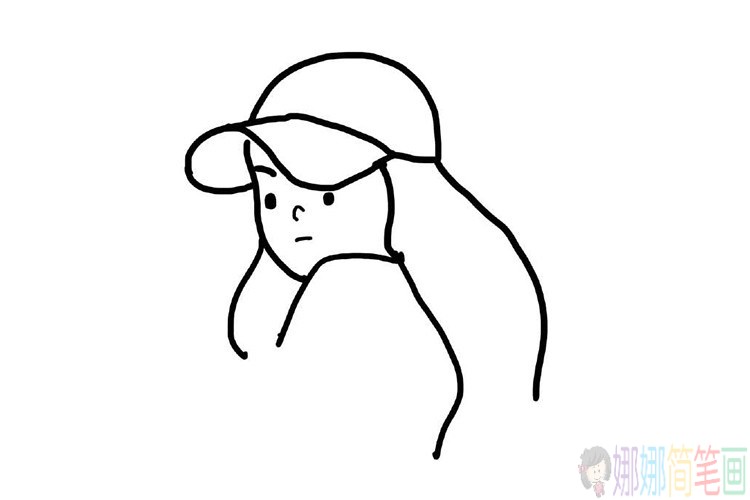 简单易学的小女孩简笔画图片