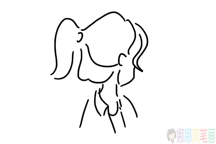 简单易学的小女孩简笔画图片
