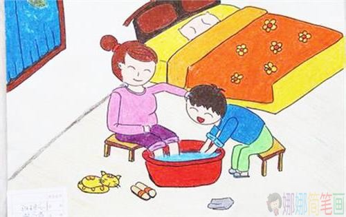 妇女节儿童绘画图片简单好画