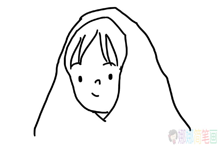 简单易学的小女孩简笔画图片