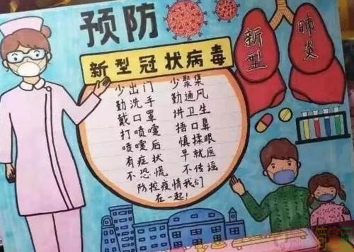 关于抗击肺炎的幼儿简笔画图片
