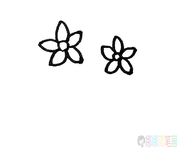 简单好画的水仙花简笔画