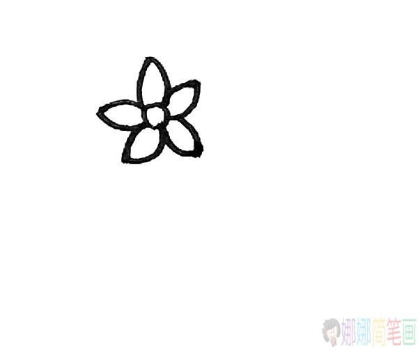 简单好画的水仙花简笔画