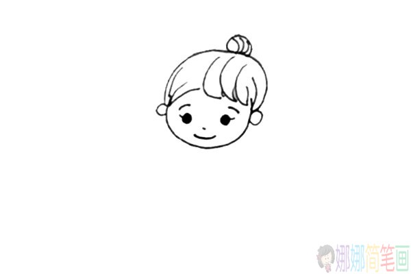 购物回来的妈妈简笔画教程