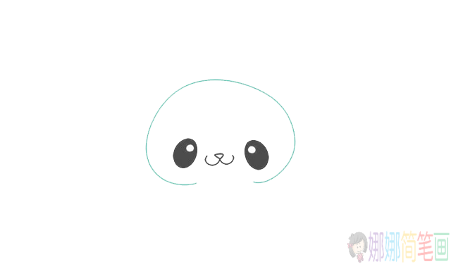 简单七步学画大熊猫简笔画