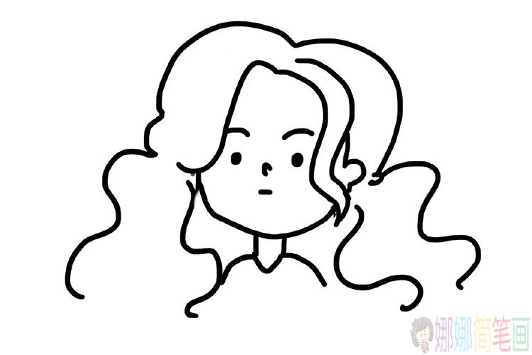 简单易学的小女孩简笔画图片