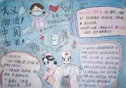 关于新型冠状病毒的手抄报