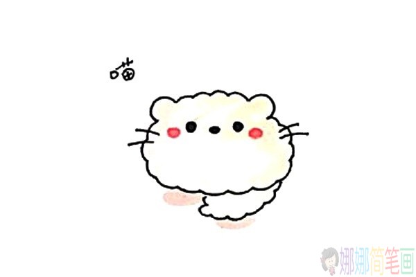 一组可爱的小猫咪简笔画图片