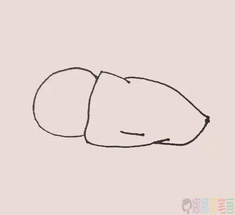 睡觉的小兔子简笔画图片教程