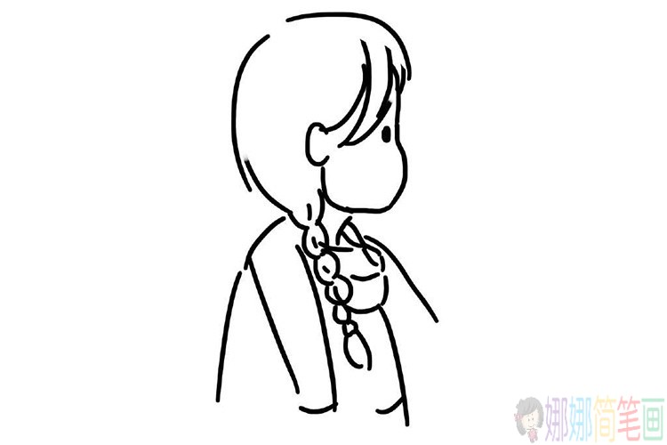 简单易学的小女孩简笔画图片