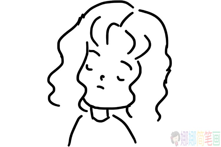 简单易学的小女孩简笔画图片