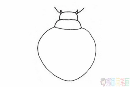 甲虫简笔画简单画法,甲虫简笔画步骤图解教程