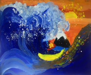 风景油画创意作品，风景油画图片