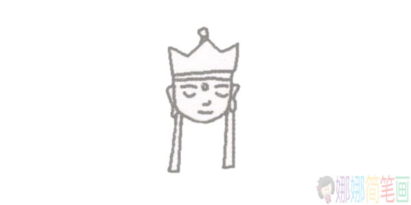 唐僧简笔画步骤,唐僧简笔画大全