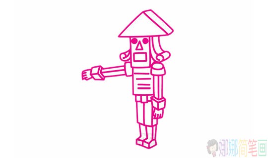 木偶简笔画图片大全,木偶简笔画最简单步骤