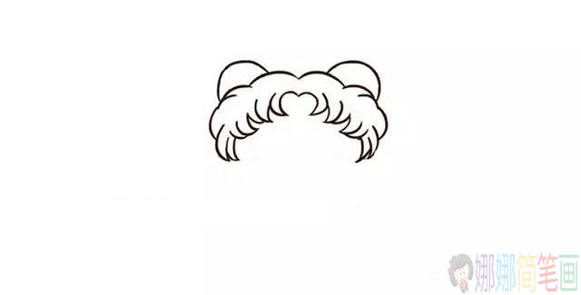 美少女战士简笔画怎么画,月野兔简笔画图片大全